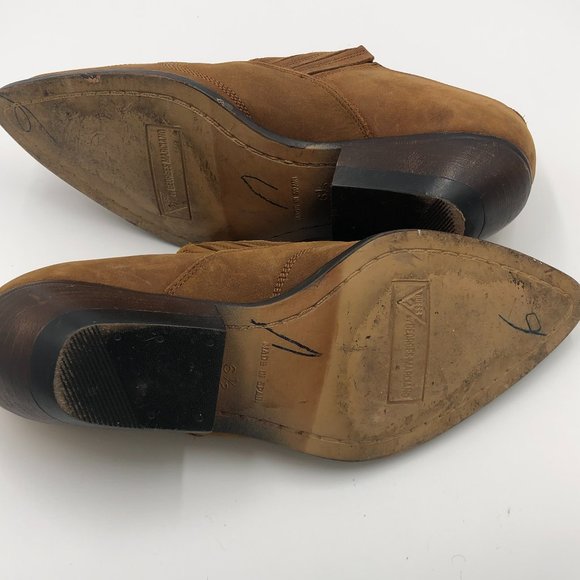 Guess Georges Marciano Leather Boots Booties 6.5 - Picture 6 of 7